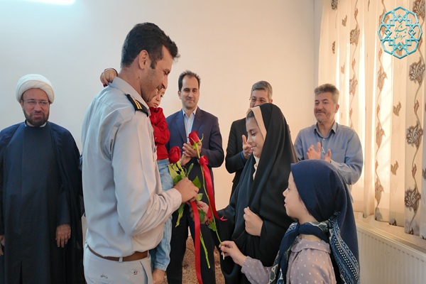 تقدیر پدر و فرزندی به مناسبت روز آتش نشان